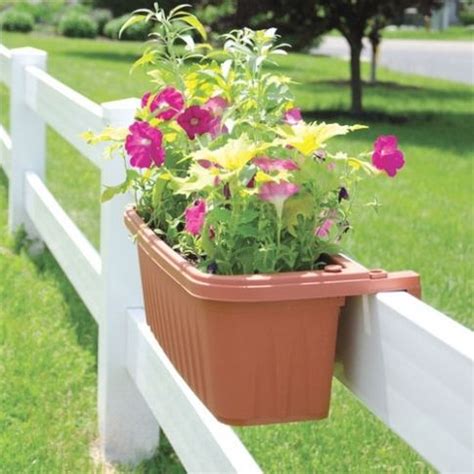 adjustable railing planters home depot